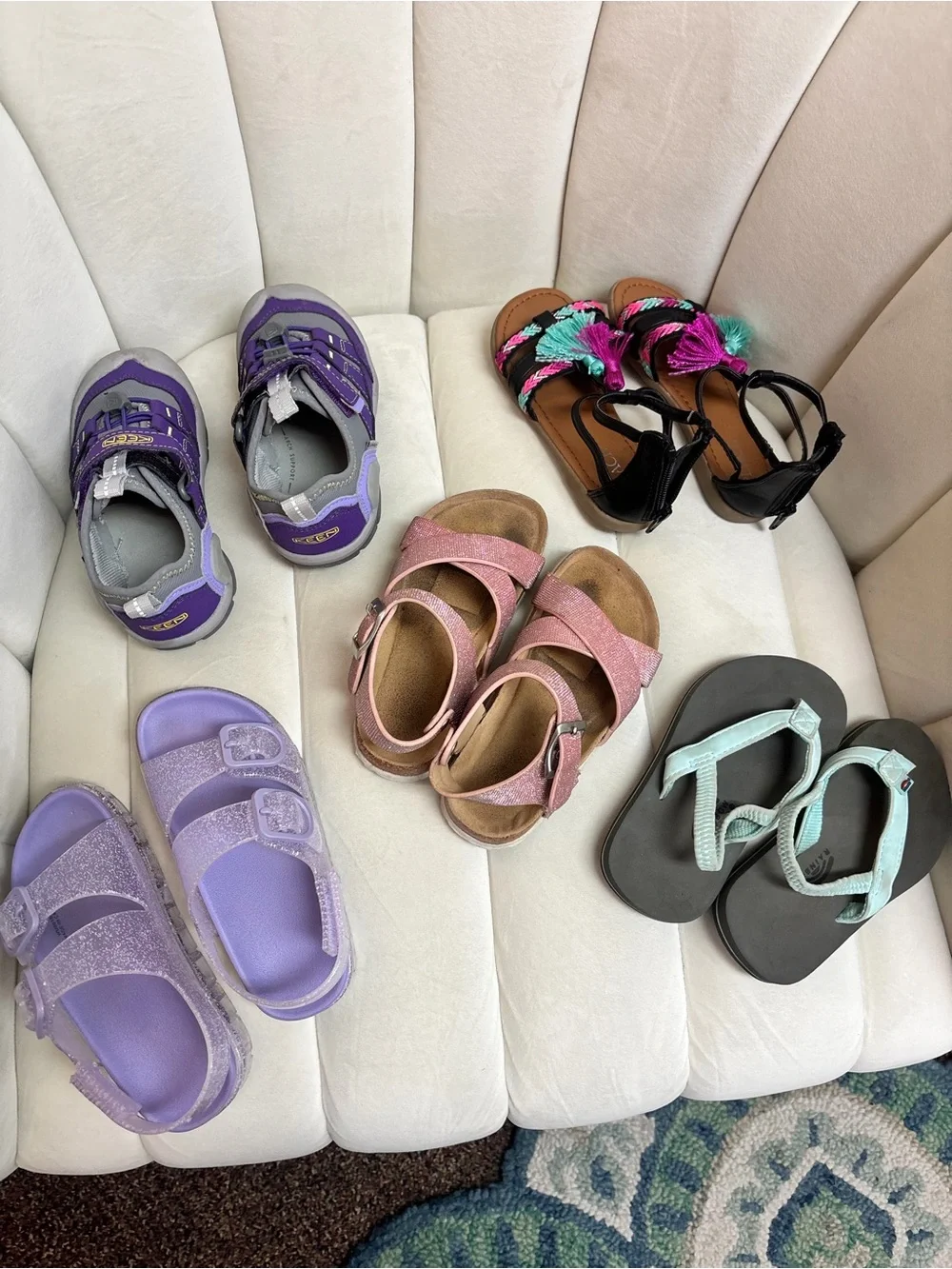Toddler girl shoe bundle